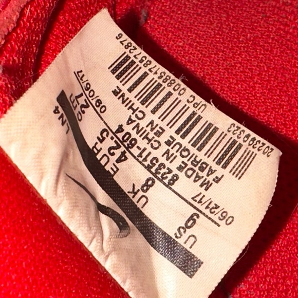 Nike Air Force 1 Low NBA University Red - 823511-604 sz 9.5 - Picture 6 of 6